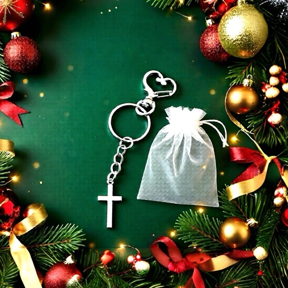 None Accessories - *30off3* NWOT. Cross Keychain/Accessory.